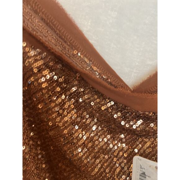 Intimately Free People Velvet Sequin Bodysuit Tank Size S Festival Party Event - Picture 9 of 16